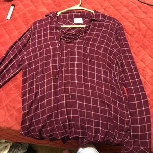 6 shirts and one tee shirt dress